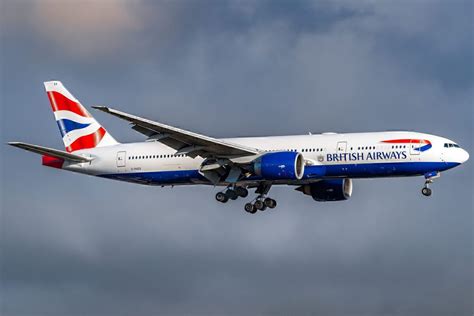boeing 777 jet british airways.